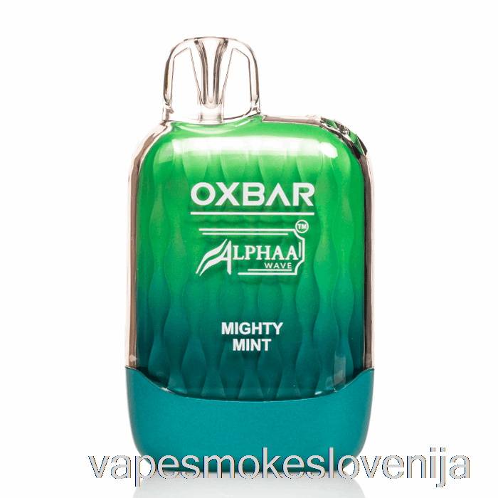 Vape Slovenija Oxbar X Alpha G8000 Za Enkratno Uporabo Mighty Mint